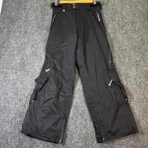 Betty Rides Ski Snowboard Pants Black BR Series Cargo Zip Insulated Women's XS